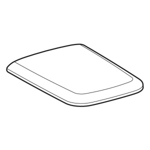 Capac WC Geberit, iCon, cu quick release, alb - Img 2