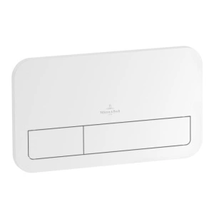 Clapeta Villeroy & Boch, Viconnect, cu actionare dubla, alb