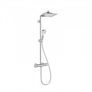 Coloana dus termostatata Hansgrohe, Crometta E 240, cu cap dus fix si mobil 1S