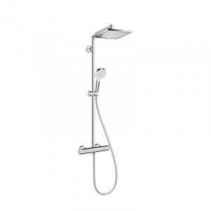 Coloana dus termostatata Hansgrohe, Crometta E 240, cu cap dus fix si mobil 1S