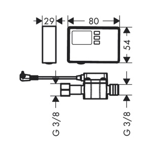 Debimetru, Hansgrohe, F23 - Img 2