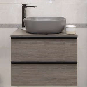 Lavoar pe blat, Fluminia, Calio-MG, patrat, 42 x 42 cm, gri mat - Img 4