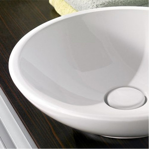 Lavoar pe blat Villeroy & Boch, Loop & Friends, rotund, 43 cm, alb - Img 4
