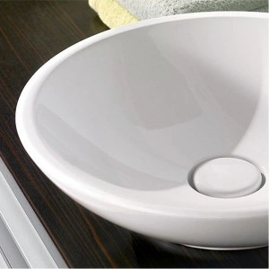 Lavoar pe blat Villeroy & Boch, Loop & Friends, rotund, 43 cm, alb - Img 4