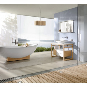 Lavoar pe blat Villeroy & Boch, My Nature, 81 cm, alb, CeramicPLus - Img 5