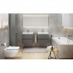Lavoar pentru mobilier,Cersanit, Crea, 50 cm, alb - Img 4