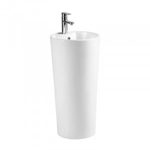 Lavoar stativ, Fluminia, Athos-B, rotund, 40 cm, alb