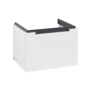 Mobilier suspendat Villeroy & Boch, Subway 2.0, pentru lavoare incastrabile, 58,7 x 45,4 cm, alb lucios