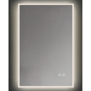 Oglinda Fluminia, Siza 90, dreptunghiulara, cu rama de aluminiu si iluminare LED, 3 culori - Img 5