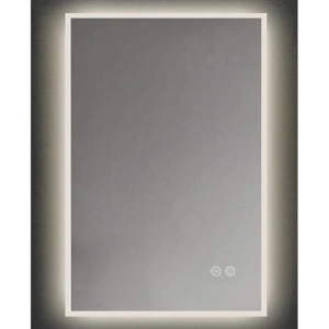 Oglinda Fluminia, Siza 90, dreptunghiulara, cu rama de aluminiu si iluminare LED, 3 culori - Img 5