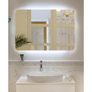 Oglindă Fluminia, Verona 120, dreptunghiulară 120 x 80 cm, cu iluminare LED, 3 culori, dezaburire - Img 4