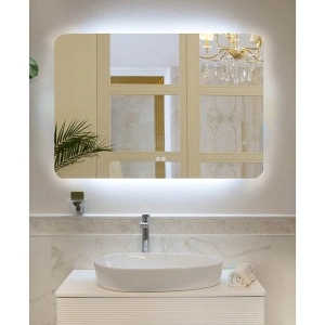 Oglindă Fluminia, Verona 120, dreptunghiulară 120 x 80 cm, cu iluminare LED, 3 culori, dezaburire - Img 4