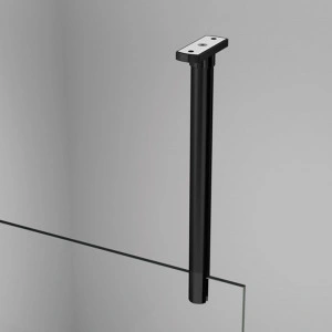 Paravan de dus SanSwiss, Easy, 120 x 200 cm, profil negru mat - Img 4