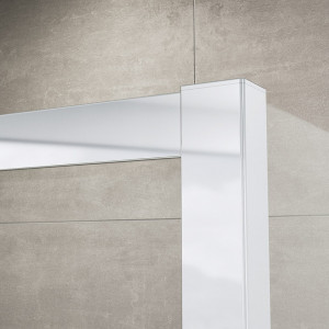 Perete fix Sanswiss, Ocelia, 80 x 190 cm, crom lucios - Img 7