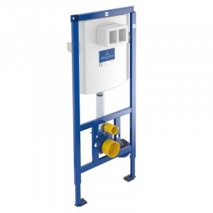 Rezervor ingropat Villeroy and Boch, ViConnect, pentru vas wc suspendat, 111 cm