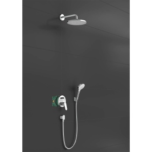 Set dus Hansgrohe, Crometta S, baterie dus incastrata, crom - Img 2
