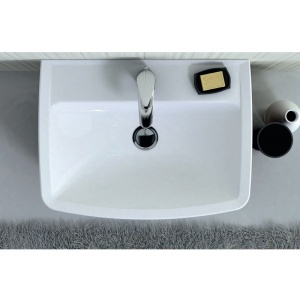 Set mobilier suspendat si lavoar Kolo Geberit Group, Rekord, 60 cm, alb - Img 3