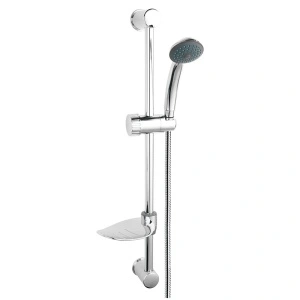 Set para de dus, Ferro, Simpla, cu bara, suport culisant si furtun, crom