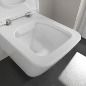 Set vas wc suspendat, Villeroy & Boch, Finion, DirectFlush, cu capac soft close si quick release, alb alpin - Img 3