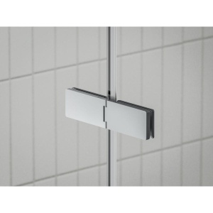 Ușă pivotantă Ravak, Cool, COSD2, formată dintr-un element fix și unul pivotant, 120 x 195 cm, crom - Img 2