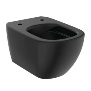 Vas WC suspendat Ideal Standard, Tesi RimLS+, negru mat