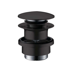 Ventil click-clack pentru lavoar si bideu, Hansgrohe, Negru mat