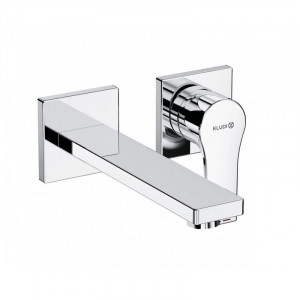 Baterie lavoar, Kludi, Zenta SL, montaj pe perete, pipa 180 mm, crom