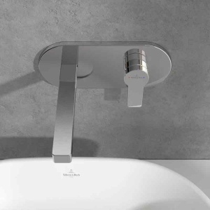 Baterie pentru lavoar Villeroy&Boch, Architectura, montaj incastrat, crom - Img 3