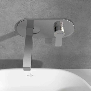 Baterie pentru lavoar Villeroy&Boch, Architectura, montaj incastrat, crom - Img 3