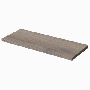 Blat pentru mobilier de baie Fluminia, 120x46 cm, noce americano