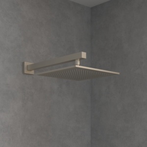 Cap de duș Villeroy&Boch, Universal Showers, pătrat, 25 x 25 cm, brushed nickel - Img 3