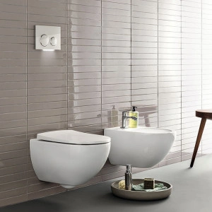 Capac WC Geberit, Acanto, soft close si quick release, alb - Img 3