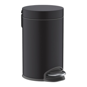 Cos de gunoi, Hansgrohe, AddStoris, cu pedala, negru mat