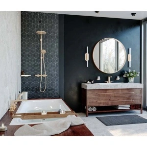 Etajera, Hansgrohe, AddStoris, bronz periat - Img 3