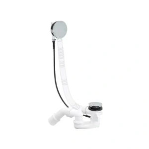 Instalație de cadă, Villeroy & Boch, ventil, cu preaplin, crom, U90960461