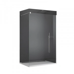 Paravan dus SanSwiss, Easy, 90 x 200 cm, profil crom lucios