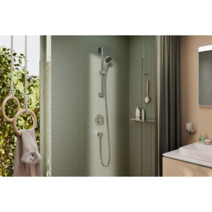 Set de duș 95 Hansgrohe Activera Select S EcoSmart, cu bară de duș 65 cm, crom - Img 2