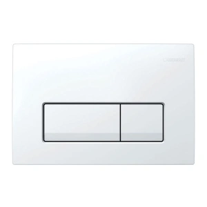 Set rezervor incastrat Geberit, Duofix, cu set fixare si clapeta crom lucios, Delta 51, pentru vas WC suspendat - Img 4