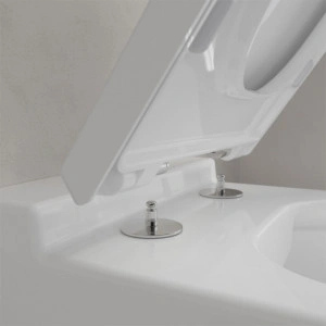 Set vas wc suspendat, Villeroy & Boch, Finion, DirectFlush, cu capac soft close si quick release, alb alpin - Img 4