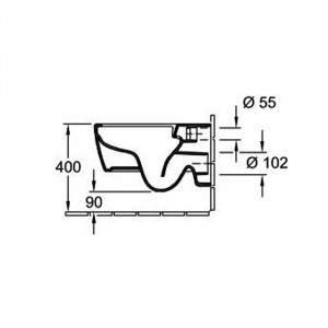Set vas WC Villeroy & Boch, Soul, suspendat, direct flush, cu capac soft close si quick release, alb - Img 4