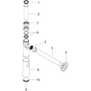 Sifon lavoar Hansgrohe, crom - Img 3