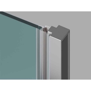 Ușă pivotantă Ravak, Cool, dintr-un element fix și unul pivotant, 80 x 195 cm, crom - Img 2