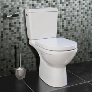Vas WC monobloc stativ Villeroy & Boch, O.Novo, rotund, direct flush, alb alpin - Img 3