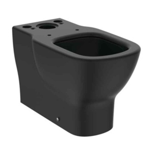 Vas Wc stativ Ideal Standard, Tesi AquaBlade®, back-to-wall, negru mat
