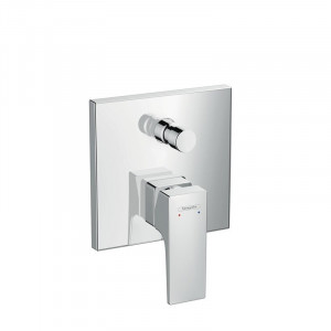 Baterie cada-dus incastrata Hansgrohe, Metropol, crom