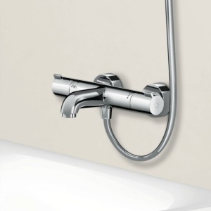 Baterie cada-dus termostatata Hansgrohe, Ecostat 1001, crom - Img 6