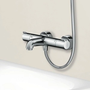 Baterie cada-dus termostatata Hansgrohe, Ecostat 1001, crom - Img 6