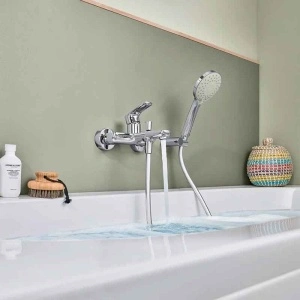 Baterie cadă-duș Villeroy&Boch, O.Novo, montaj pe perete, crom - Img 5
