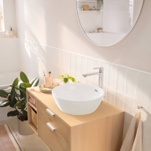 Baterie lavoar cu ventil, Hansgrohe, Rebris S 240, crom - Img 4