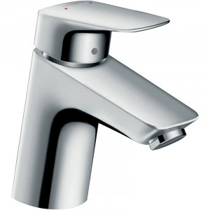 Baterie lavoar cu ventil push-open, Hansgrohe, Logis 70, Crom